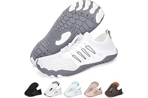 FRGITYGIFT Hike Barefoot Water Shoes for Women Men Footwear, Quick Dry Wide Toe Box Pro Beach Swim Athletic Sports Shoes, Non-Slip Lightweight Aqua Shoe for Pool Hiking Walking Kayaking Diving Surfing