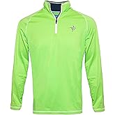 White Water Life New Harbor Mens 1/4 Zip Pullover – Ultra-Soft Brushed Stretch Performance Long Sleeve Golf Shirt Men