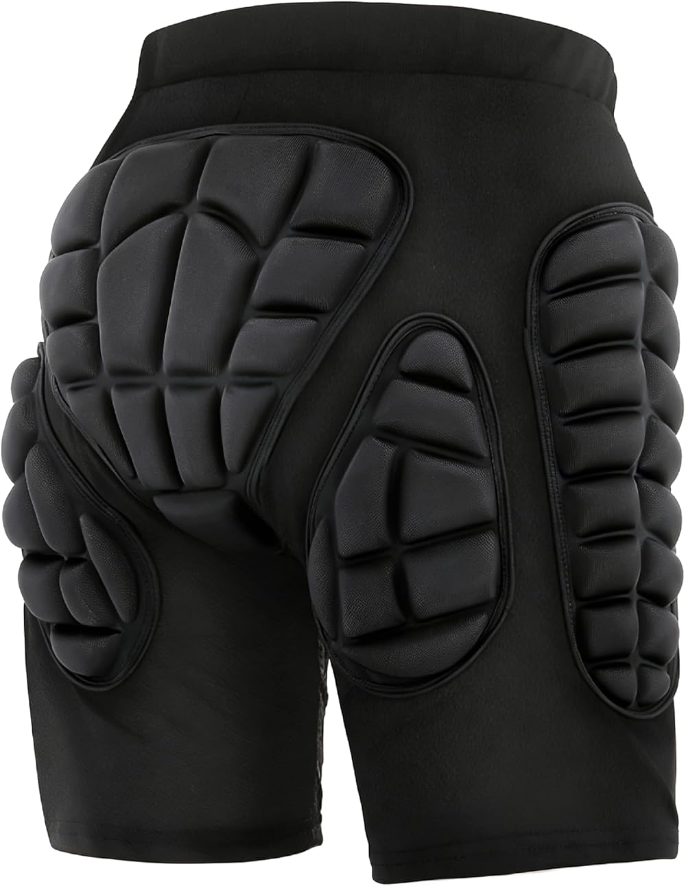 TOMSHOO Snowboard Protection Shorts Padded Protective Ski Black M