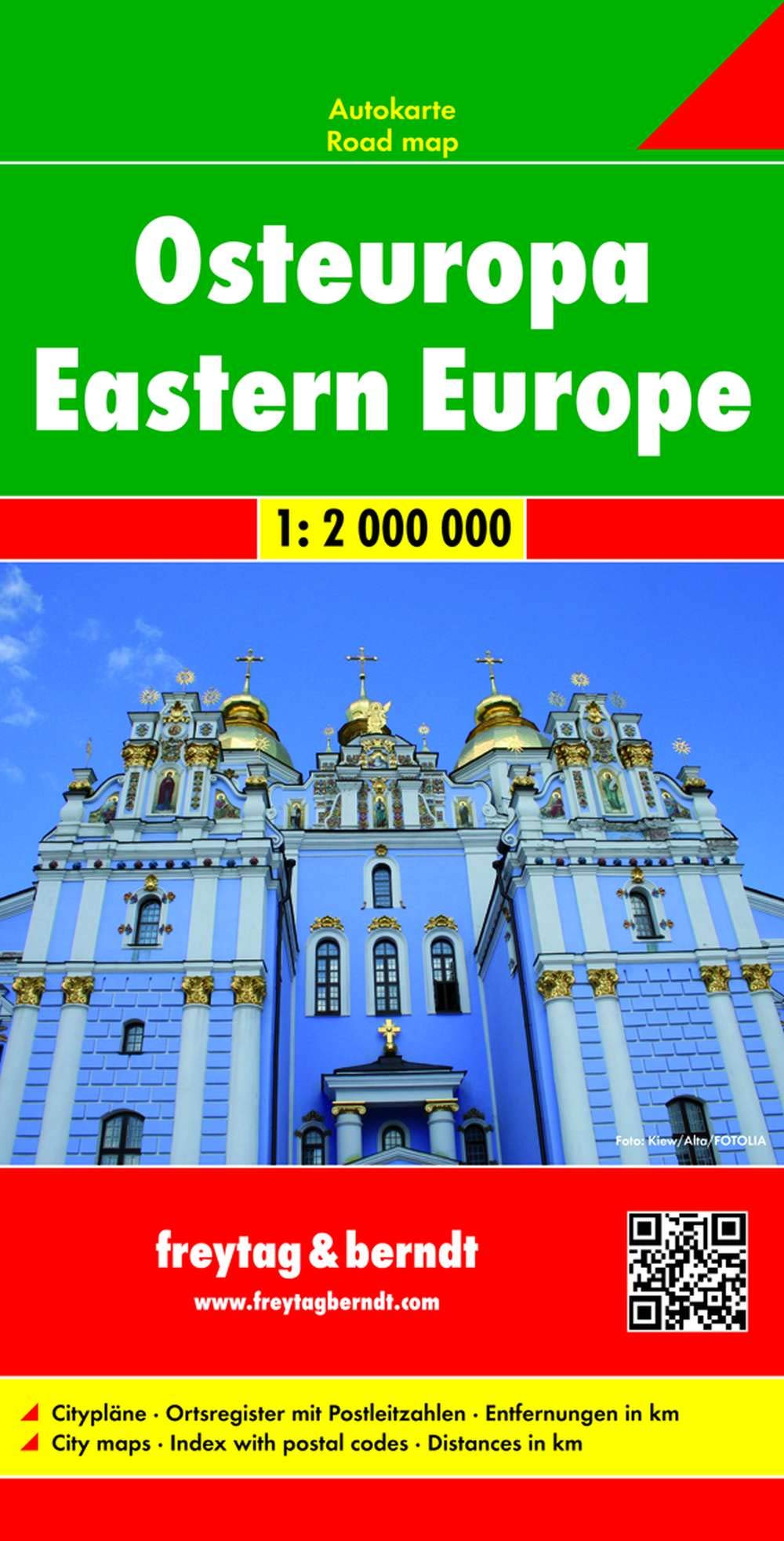 Europe Eastern Fb 1 2 000 000 Auto Freizeit English Spanish French Italian And German Edition Freytag Berndt Amazon Com Books