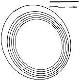 Xyembu 6 Pcs Black Cord Necklace, Braided Leather Necklaces, Leather Necklace Cord with Clasp for Men Women, 16 18 20 22 24 32 Inches for Pendant Rope Chain, DIY Jewelry Making