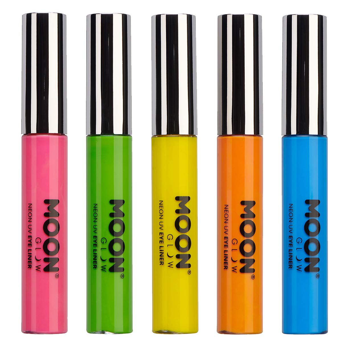 Moon Glow - Neon UV Eye Liner - Choose from 8 colours - Glows brightly under UV Lighting! (Set of 5)