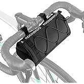 ROCKBROS Bike Handlebar Bag with 1.5L Large Capacity Bike Bag Front Handlebar for Bicycles Reflective Bike Accessory Bags for MTB Road Bikes
