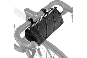 ROCKBROS Bike Bag Front Handlebar with 1.5L Large Capacity Bike Handlebar Bag for Bicycles Reflective Bike Accessory Bags for