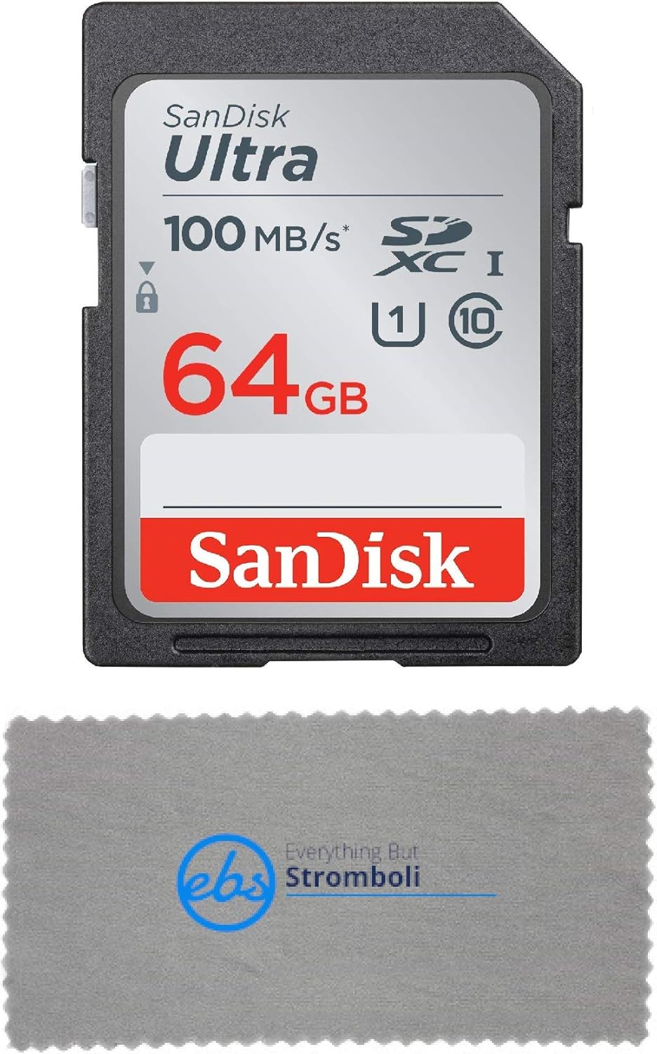 SanDisk 64GB SD Ultra Memory Card Works with Canon EOS M200, M100, M50, M5, M6