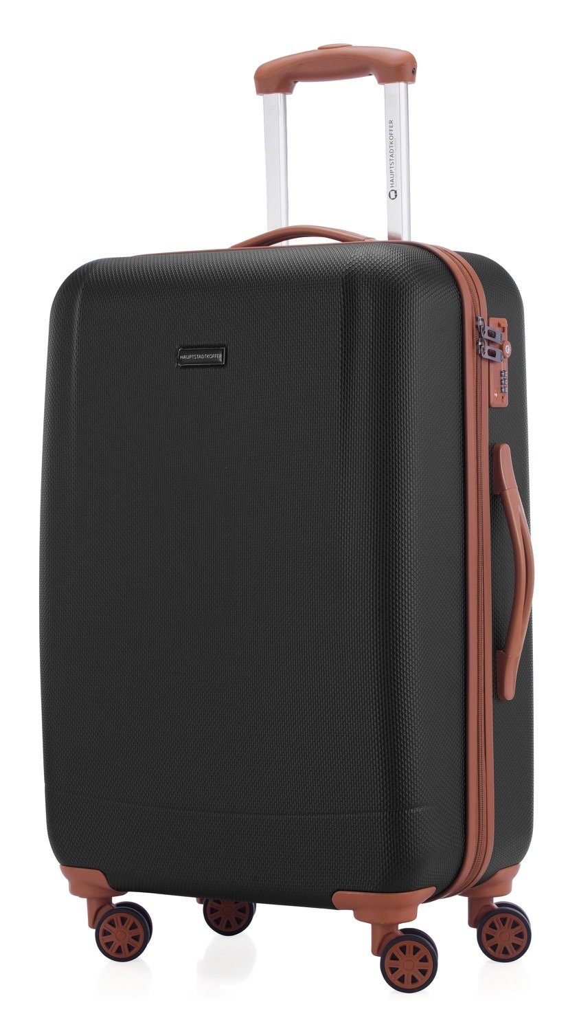 Hauptstadtkoffer - Wannsee - Luggage Suitcase Hardside Trolley 4 Wheel Spinner, SA Lock, 68 cm, 63 Liter, Black