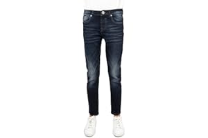 X RAY Skinny Ripped Classic Jeans for Boys Kids, Distressed Slim Fit Denim Pants