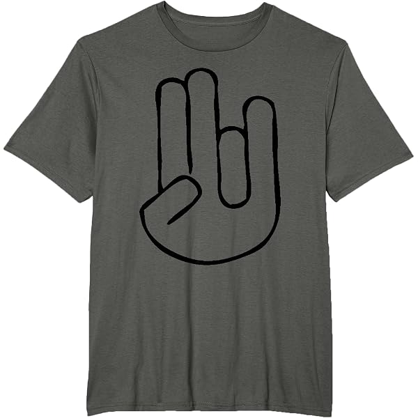 Maglietta Hipster Uomo Donna Con Stampa 'OK' E Mano, Modello L337, Cotone, Manica Corta, Nera - Foto 4