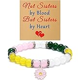 Sister Birthday Gifts for Women Bracelet Inspirational Best Friendship Gifts for BFF Bestie Best Friend Female Bestie Long Distance Gift Christmas Birthday Graduation Gift for Her jewelry Bracelet