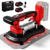 Cordless Tile Vibration Tool, 882 Lbs Suction Power, 2 Batteries Included | 28000 RPM, 9-Speed Control, Electric Handheld Tile Vibrator for Tile Leveling And Laying