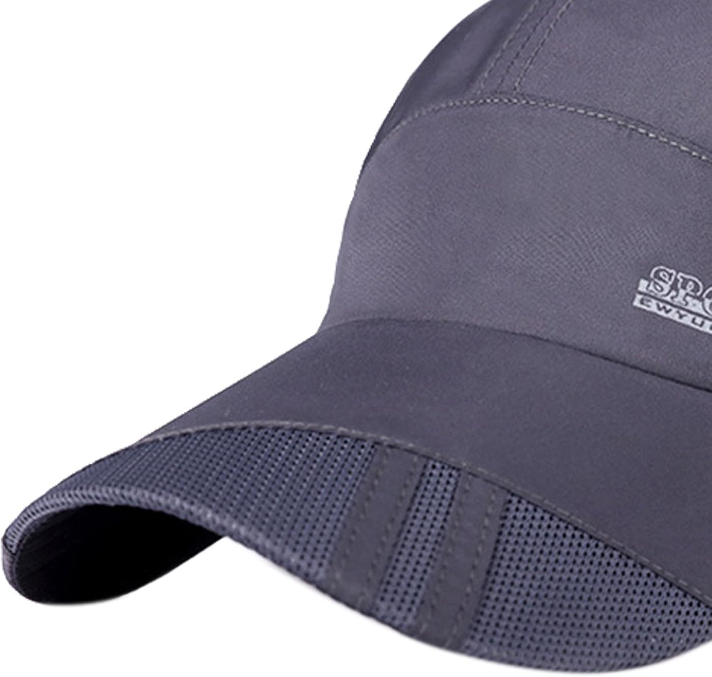 Panegy Unisex Quick Dry Sports Cap Sun Hat Summer UV Protection Outdoor Cap Dark Gray: Clothing