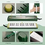 CAHAYA 32 Key Melodica CY0356 Wasabi Green with Carry Bag Dual Play</br> view 5