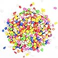 Boniosz 2LB Succulent and Cactus Gravel Pebbles, 1/4 Inch - 1/3 Inch Natural Decorative Polished Stones, River Rocks for Plants, Aquariums, Vases, Terrarium and Outdoor Gardening, 7 Mixed Colors