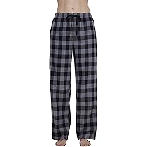 Pijama Mujer Cuadros Pantalones Pijama Mujer GuliriFe Algodón Y