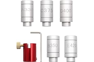 BYLOT Gauge Body with 5 Bushing Set Replacement for A330,C375,D400,B350,E420, Compatible with Checking Most Bottlenecks
