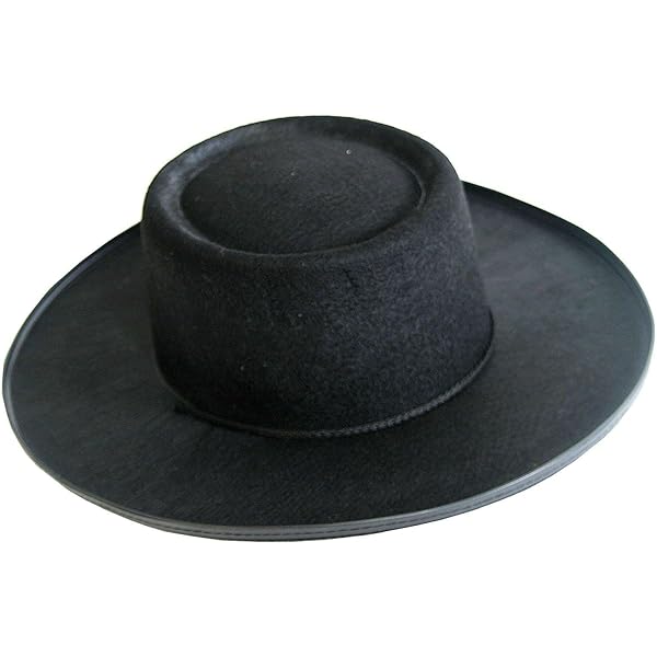 Deluxe Western/Amish Black Hat : Amazon.ca: Clothing, Shoes