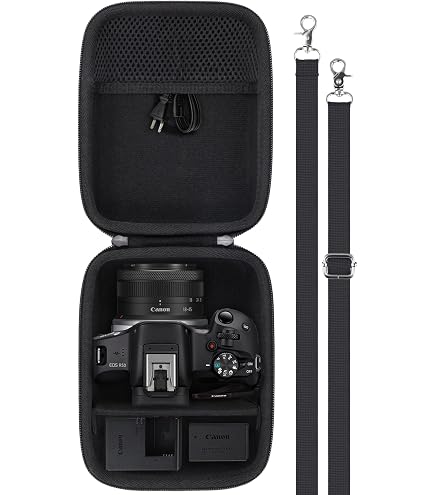 SX70 HS, capa BMAOLLONGB feita à mão de couro PU meia câmera SX70 HS, capa BMAOLLONGB feita à mão de couro PU meia câmera