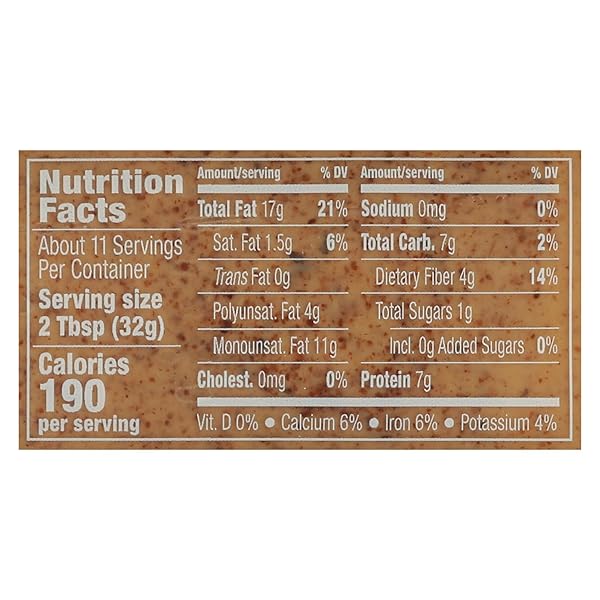 MARANATHA ORGANIC CRUNCHY RAW ALMOND BUTTER, 12 OUNCE JAR