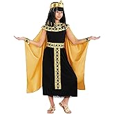 Morph Queen Cleopatra Costume Kids Egyptian Costume Girls Egyptian Princess Cleopatra Dress Halloween Costumes for Girls