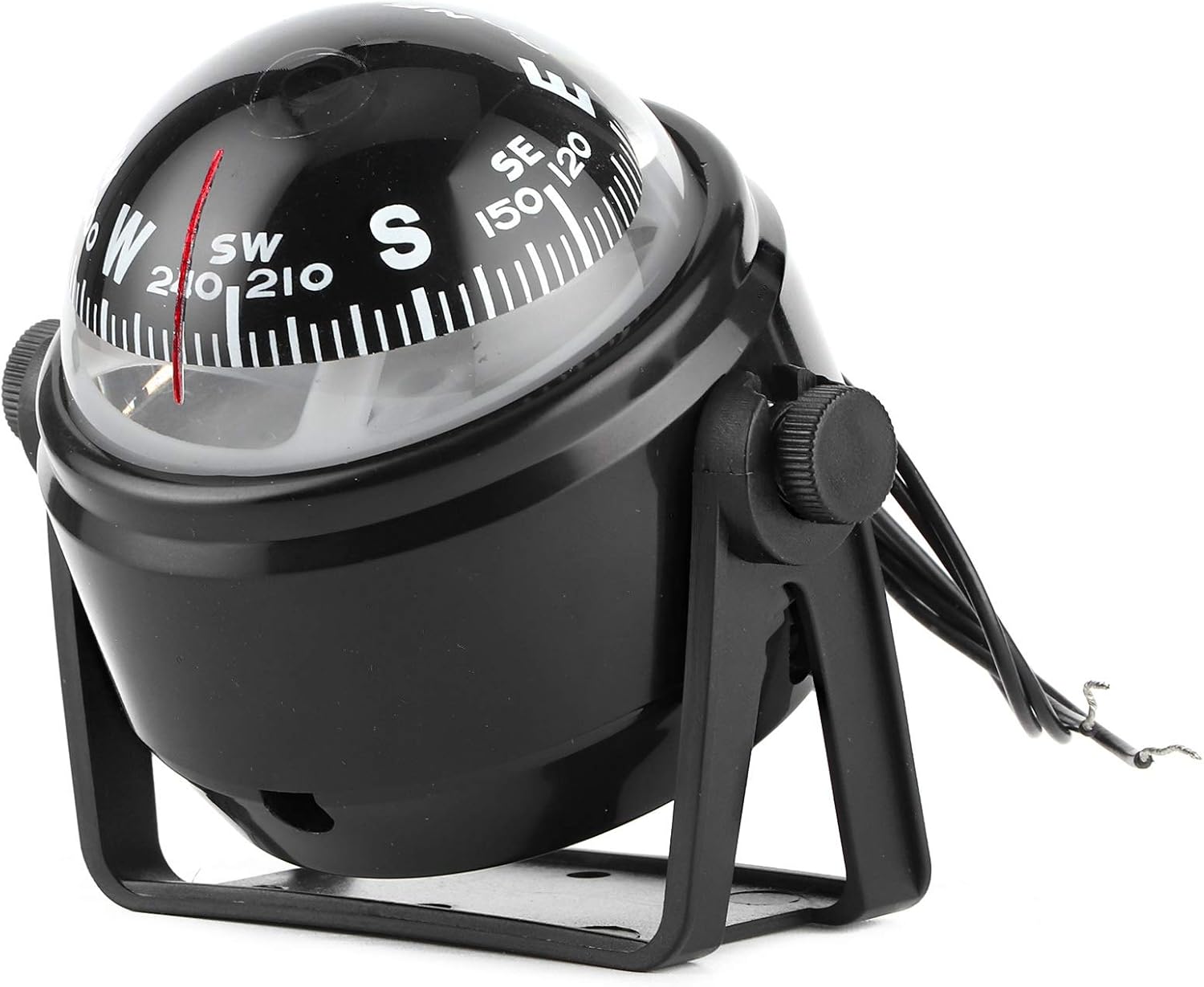 LED Compass For Boat, 12V LED Sea Marine Electronic Digital Compass Dash Mount Flush Boat Yacht Ship Navigation Compass ABS for Sail: Automotive