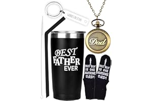 MEANT2TOBE Best Father Ever Gifts, Father’s Day Gifts, Best Dad Ever Socks, Retro Dad Pendant Gift for Quartz Pocket Watch+Chain, Dad Gifts from Daughter and Son, Gift for Dad, Dad’s Birthday Gifts