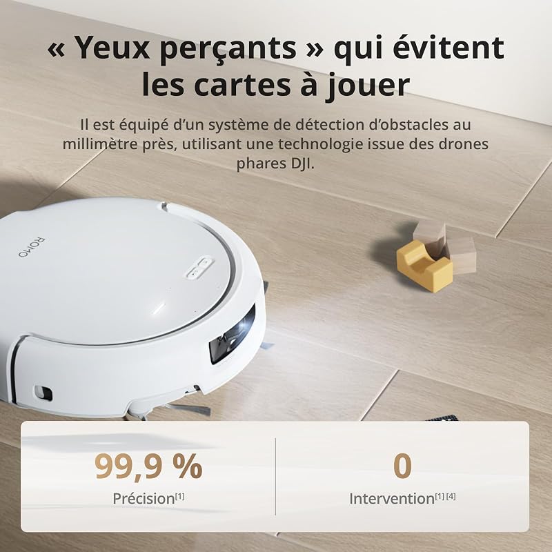 ROMO S Robot Aspirateur Laveur