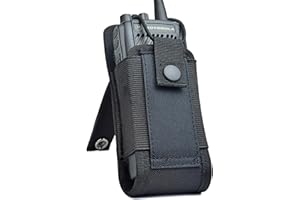 HYS Radio MOLLE Pouch, Universal Walkie Talkie Holder for Police Molle Vest, Nylon Holster for Motorola GP88 GP300 MT500 MT1000 MTS2000 XTS2500 CP200D Two Way Radio