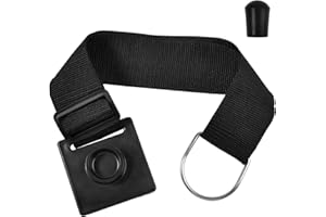 INJOYTEC Cello Endpin Anchor Non Slip Stopper Kit - 1 Pcs Anti-Skid Mat & 1 Pcs Rubber Endpin Protector, Adjustable Strap Res