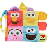 Kids Preferred Sesame Street Soft Book Featuring Your Favorite Characters with Sensory Materials and Multiple Tabs to Keep Baby Engaged &ndash; 11 Inches &ndash; Surface Washable