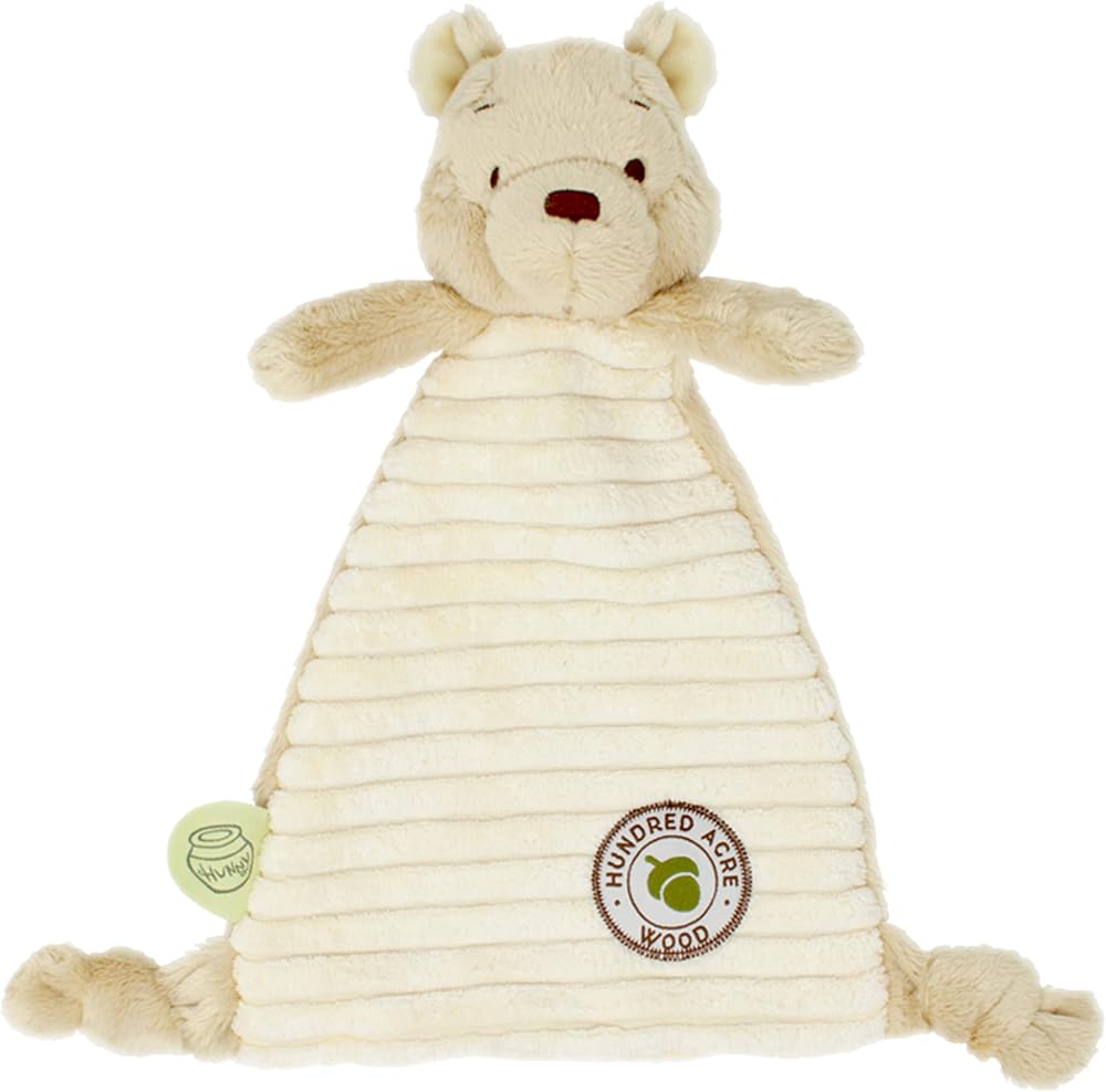 Rainbow Designs Winnie the Pooh Hundred Acre Wood Baby Comfort Blanket 25cm