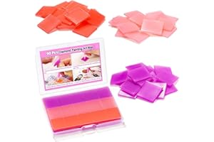 Ftimda 90 Pcs Diamond Painting Art Wax Refills for Diamond Art Dots Accessories, Colorful DIY Putty Glue and Wax for Diamond Art Embroidery Accessories with Storage Box, 0.8 X 0.8 Inches