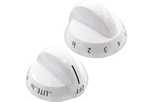 Supplying Demand 316220008 1379609 2 Pack Gas Range Burner Control Knob Replacement Model Specific Not Universal