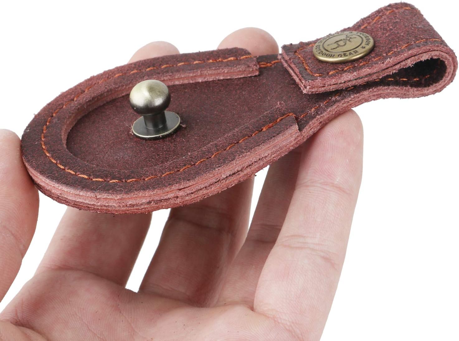 TOURBON Hunting Shooting Brown Leather Toe Protector Pad Gun Barrel Rest - Brown : Sports & Outdoors