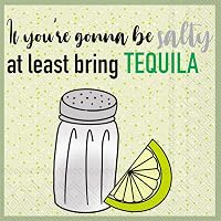 Boston International IHR 3-lagige Papierservietten – 20 Stück, 12,7 X 12,7 Cm, 'Bring Tequila'
