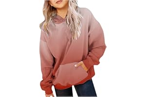 Ayolanni Cute Hoodies for Teen Girls Trendy Preppy Hooded Sweatshirts Oversized Long Sleeve Shirts Gradient Clothes for Girls