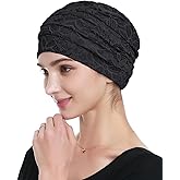 Womens Viscose Beanie Lace Turban Soft Sleep Cap Chemo Hats