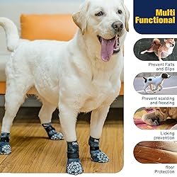 EXPAWLORER Anti Slip Dog Socks to Prevent Licking