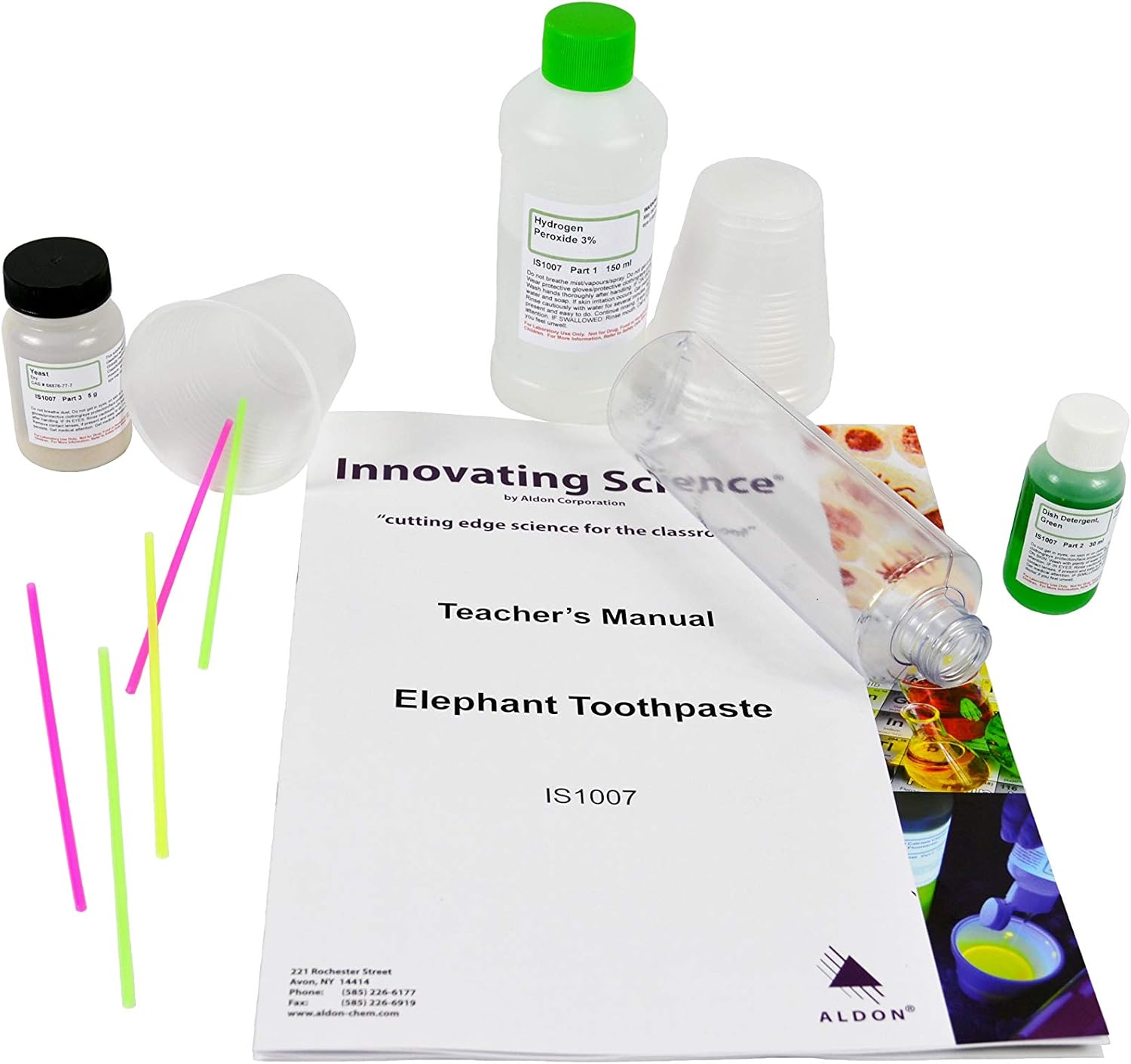 Elephant Toothpaste Elementary Chemistry Kit Materials for up to 5 Groups Amazon.ae