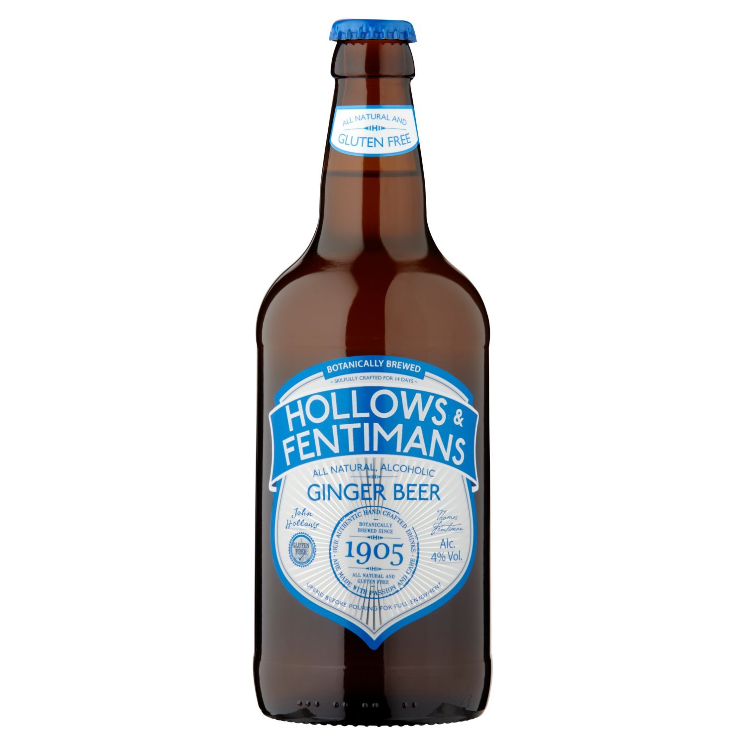 Fentimans Alcoholic Ginger Beer By Hollows, 500ml Amazon.co.uk Prime