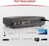 August DVB400 Freeview HD Recorder Set-Top Box 1080p HDMI USB Record Timeshift view 6
