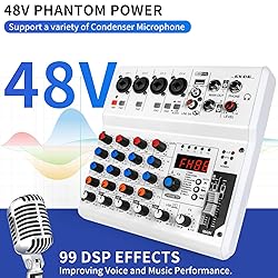 6-Channel Audio Mixer with 99 Sound Effects for