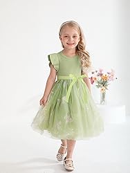 Toddler Girl Tulle Dress Summer Ruffle Sleeveless