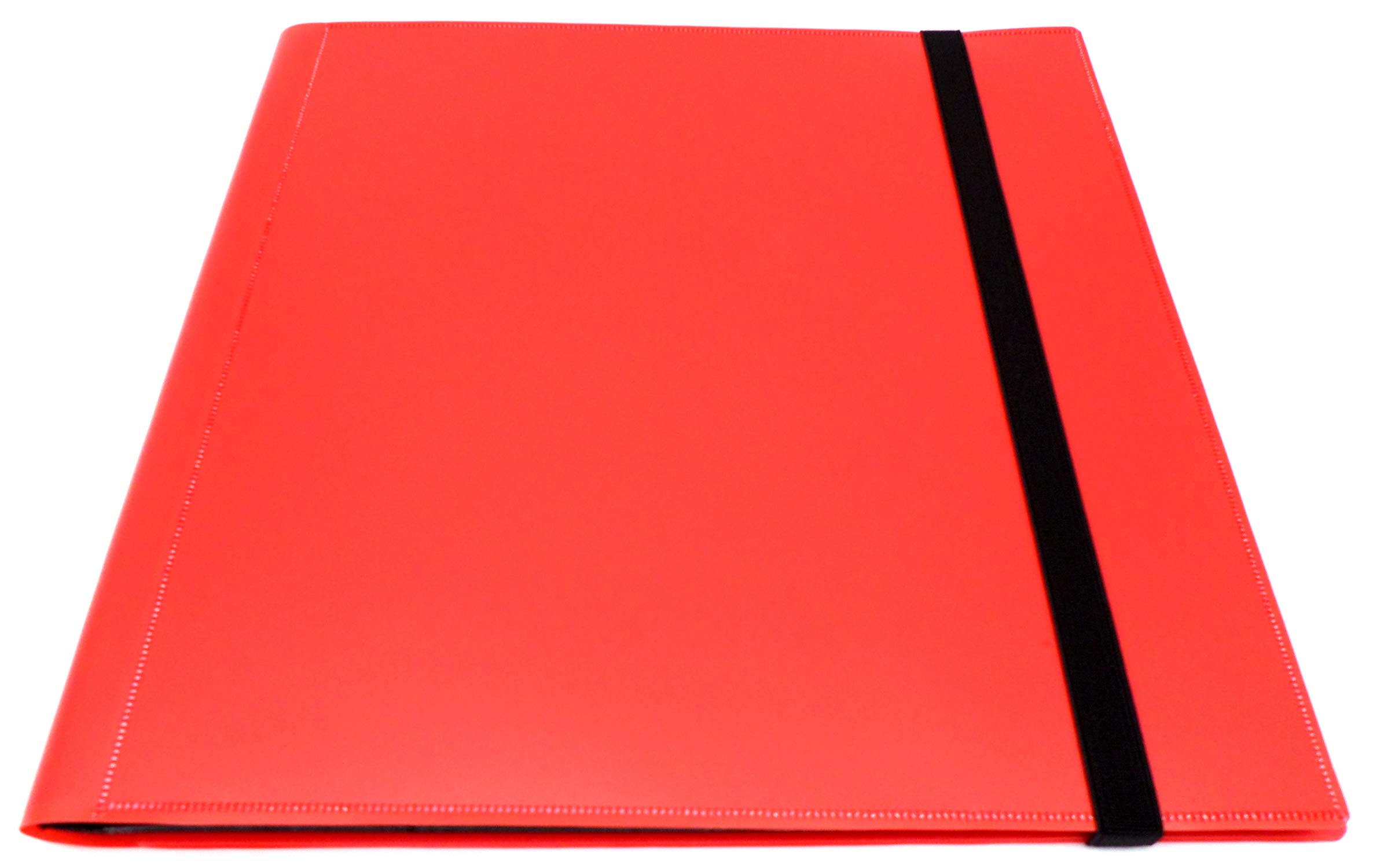 docsmagic.de Pro-Player 12-Pocket Playset Album Red - 480 Card Binder - MTG - PKM - YGO