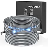 MOTITO Starlink Cable Gen 3 100FT/30.5M, High-Speed Starlink Gen 3 Cable for Satellite Starlink Standard V3, Waterproof Replacement Starlink Ethernet Cable Satellite Internet Kit Outdoor
