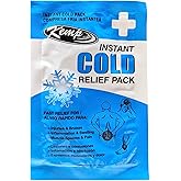 Kemp USA Disposable Instant Cold Ice Packs, Small 4x5, for Pain Management, Injuries, and First Aid Kits (25 Pack)