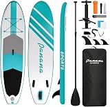 Panana 10ft Inflatable SUP Board Kit with Pump Leash Paddle Bag