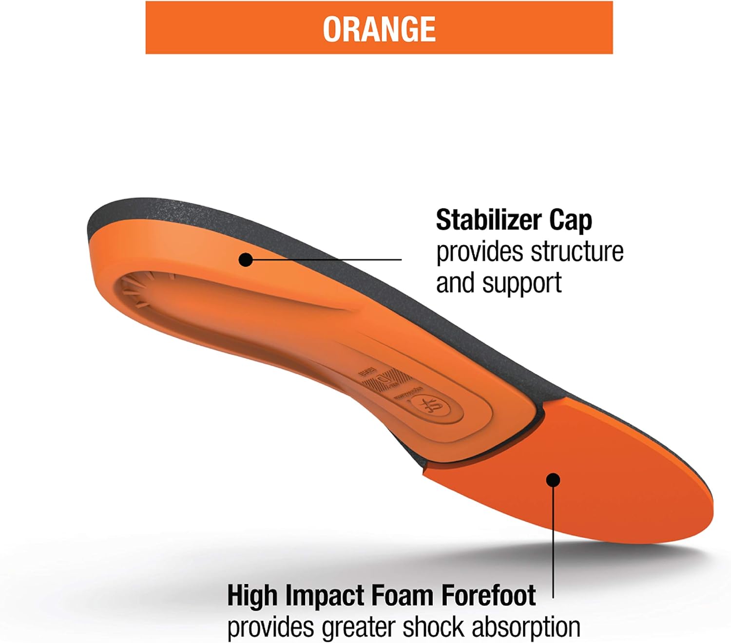 Superfeet ORANGE Insoles, High Arch Support and Forefoot Cushion, Orthotic Shoe Inserts for Anti-fatigue, Unisex, Orange: Shoes