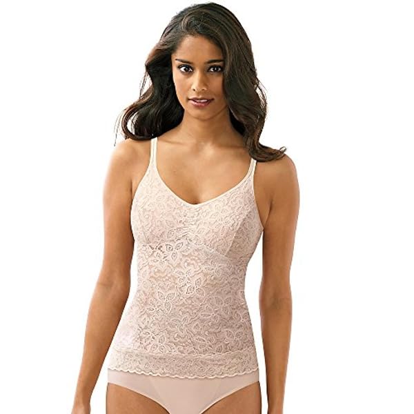 BALI WOMENS LACE ‘N SMOOTH FAJAS CAMI DF8L12...