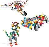 Basic Fun K'NEX Deluxe Building Set 408 Pieces 80 Model Ideas STEM Kit view 7