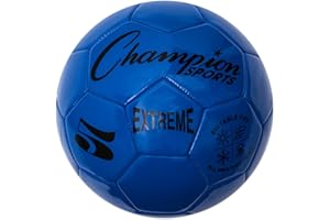 Champion Sports Extreme Series Soccer Ball – Sizes 3, 4, 5, Soft Touch, All Weather, High Air Retention, Youth & Adult League Balls for Training, Games, Outdoor & Indoor Play, Multiple Colors